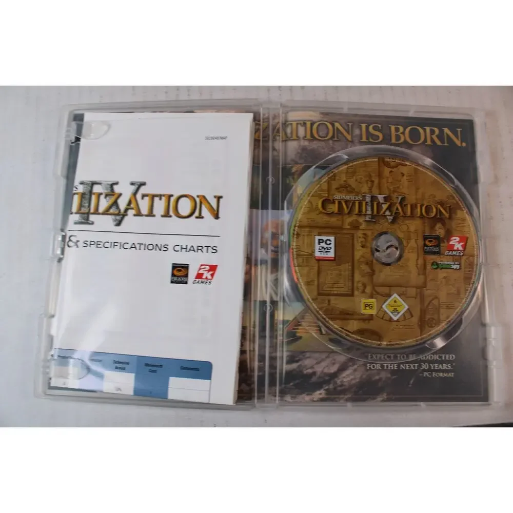 13 games: Various Civilization Personal Computer (PC) games, authentic, nice